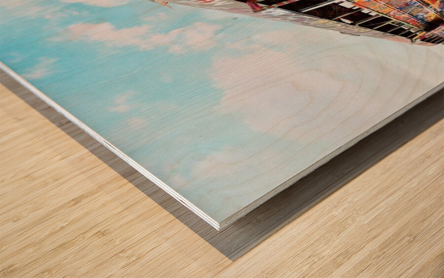 Magical Mystery Bus -1 Wood print