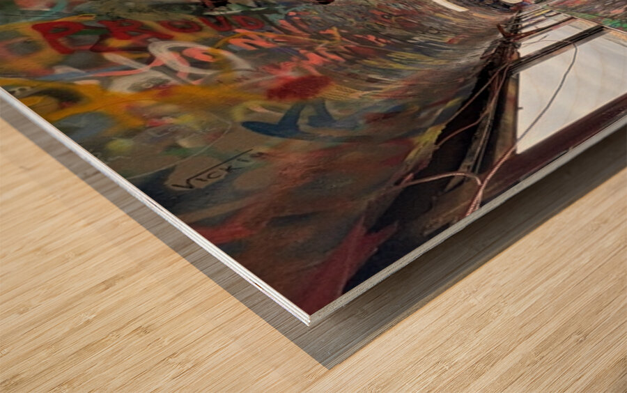 Magical Mystery Bus -3 Wood print