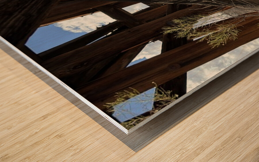 Under the Trestle Wood print