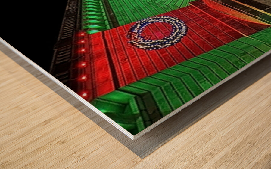 Christmas at London Bridge -1 Wood print