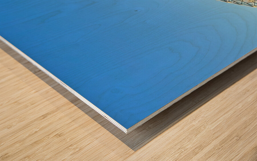 Vantage Bridge -vertical Wood print