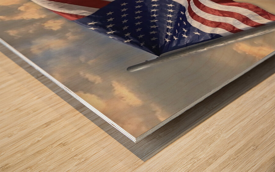 Flag Day Wood print