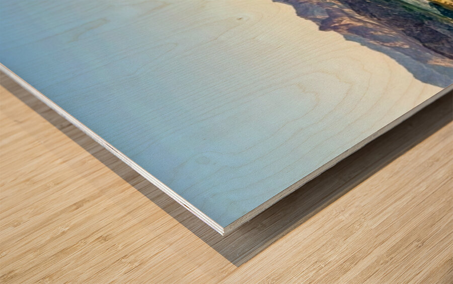 The Bend in the River Wood print