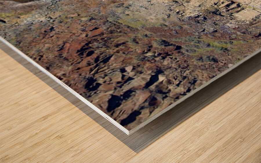 The Waterfall at Frenchman Coulee Wood print