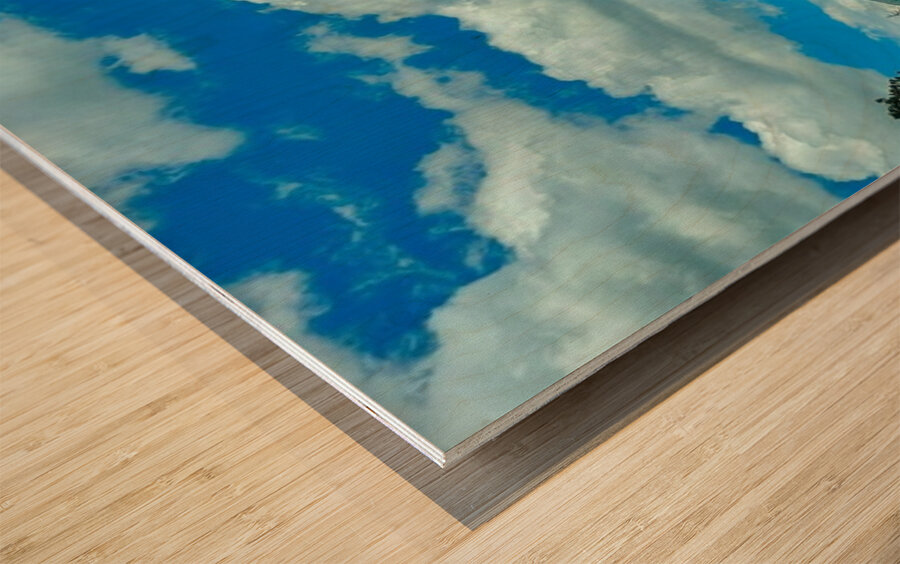 Mt Thielsen Oregon Wood print