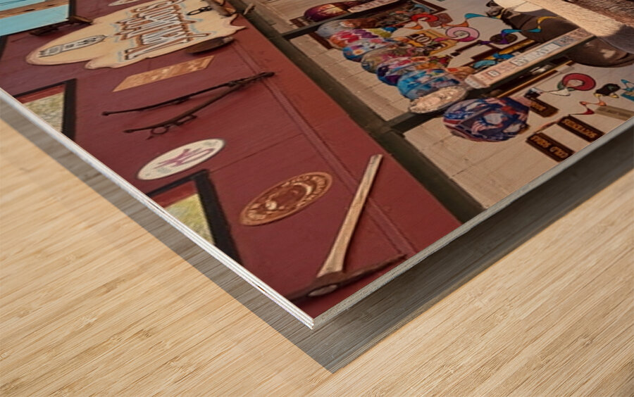 Guardians of Oatman Wood print