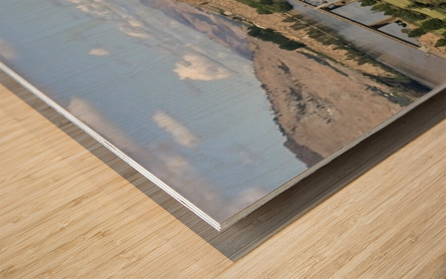 Bridgeport Washington Wood print