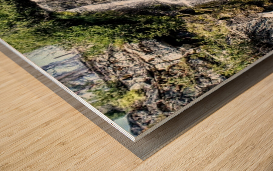 Silver Falls - Entiat Washington Wood print