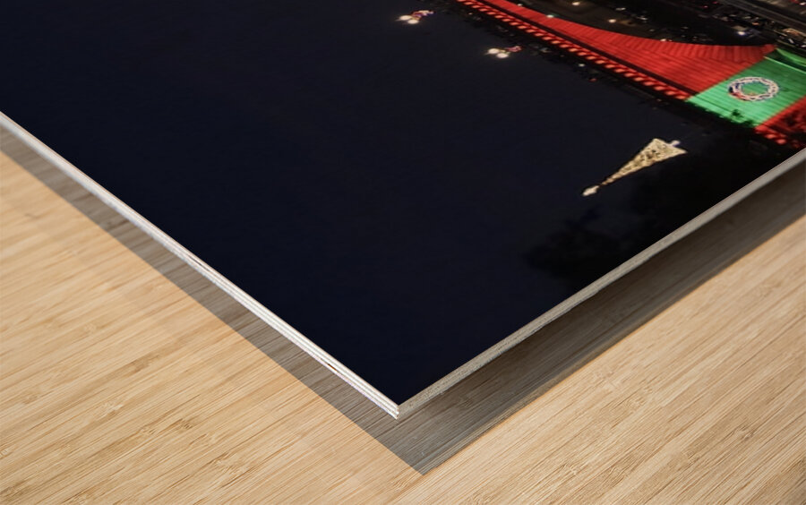 London Bridge Christmas Vibes Wood print