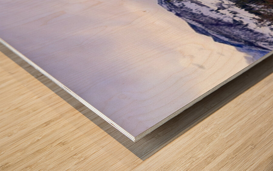 Winter in Washington Wood print