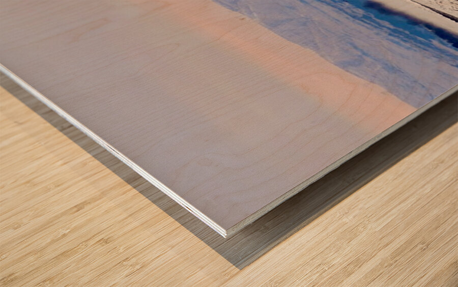 Beauty in the bitter cold - Columbia River 2 Wood print