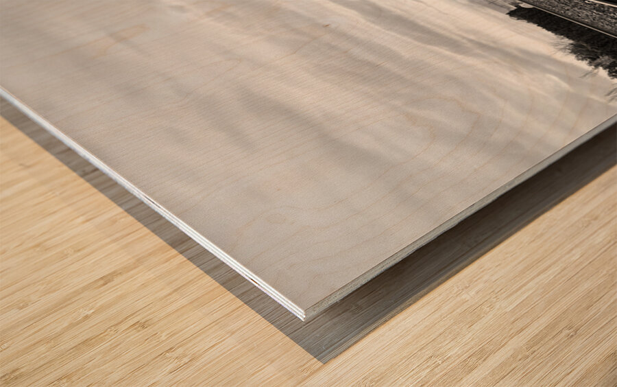 Don’t Look Back Wood print