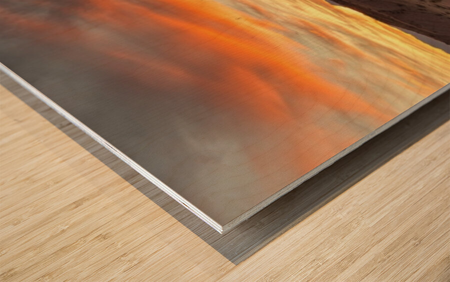 Friday night lights - Jerry’s Happy Hour Wood print