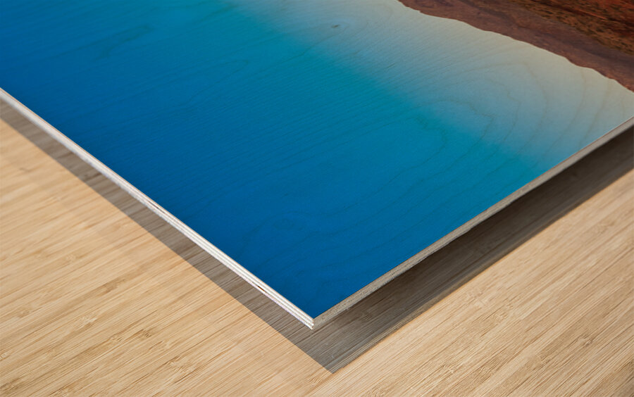 Artillery Peak Alamo Lake AZ Wood print