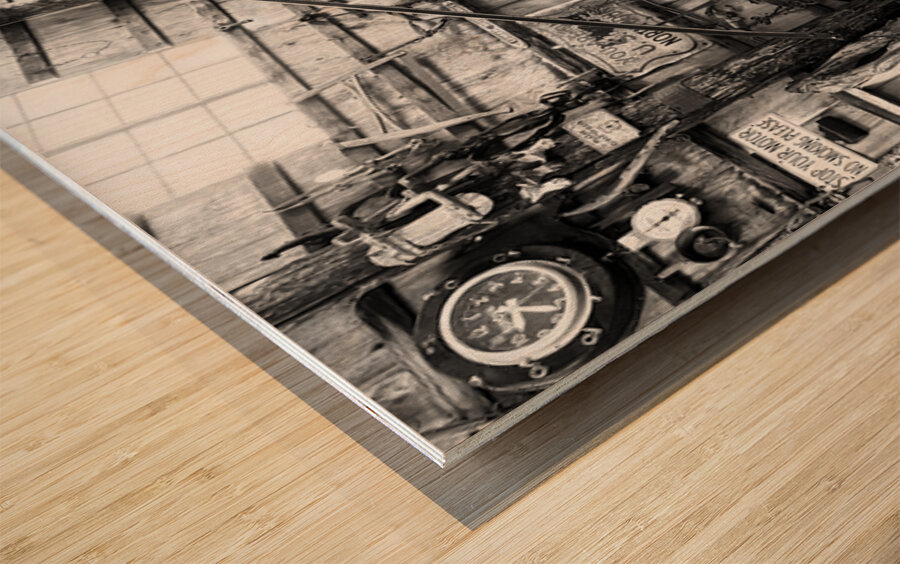 Stairway to yesteryear Wood print