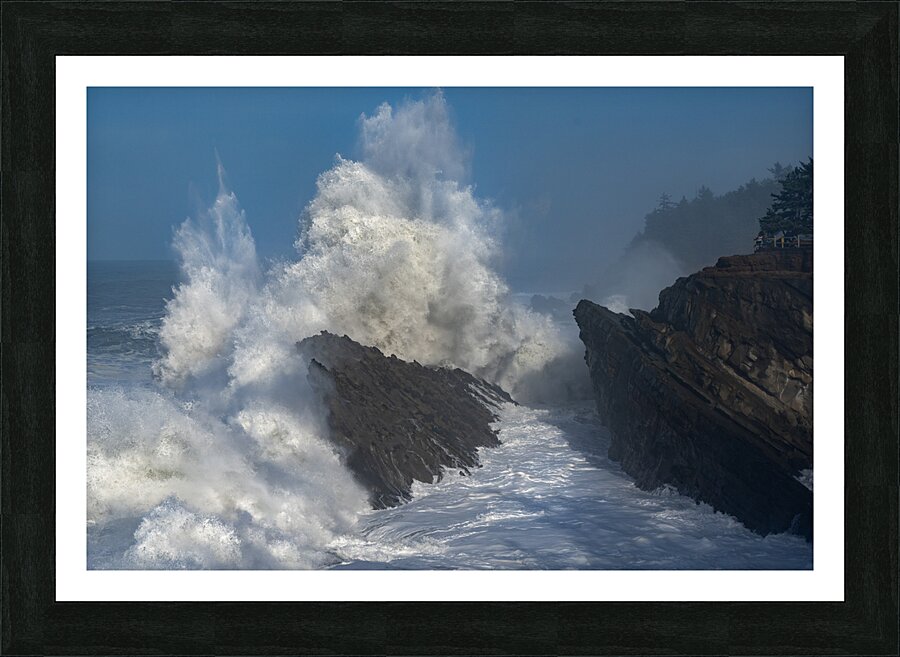 Shore Acres Exploding Wave BWS6840 Picture Frame print