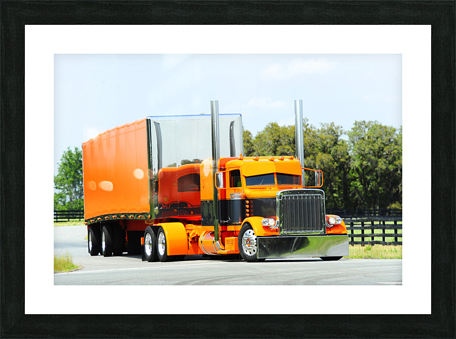 Classy Peterbilt BWS4520 Picture Frame print
