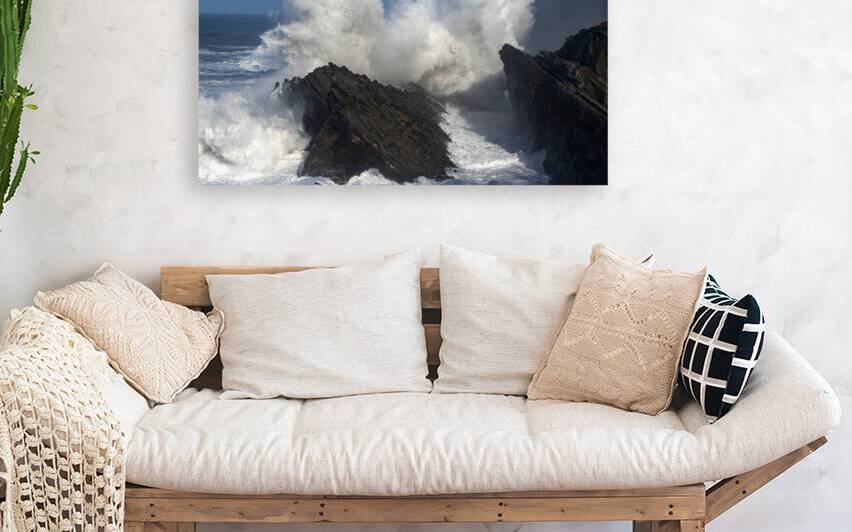 Shore Acres State Park Crashing Waves BWS6755 by Bruce W Smith