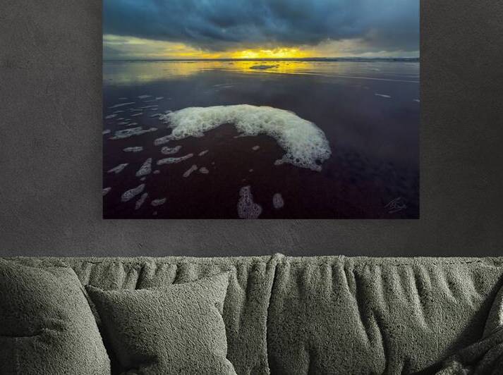 Sea Foam Sunset IMG 1524 by Bruce W Smith