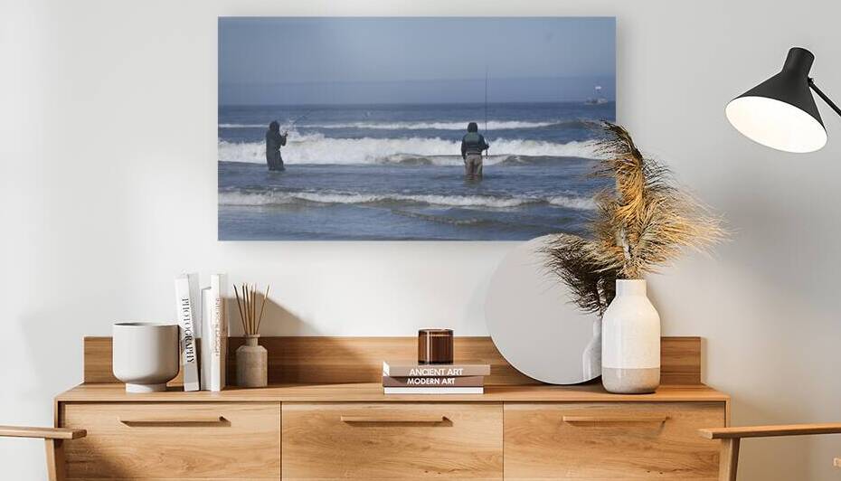 Surf Fishing Lost Creek BWS8234 by Bruce W Smith