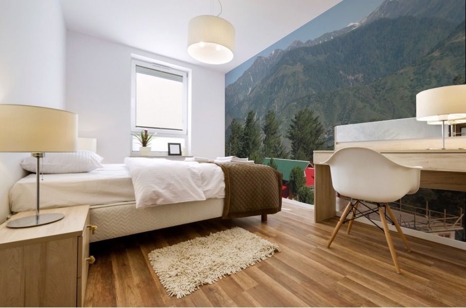 shogran valley Mural print
