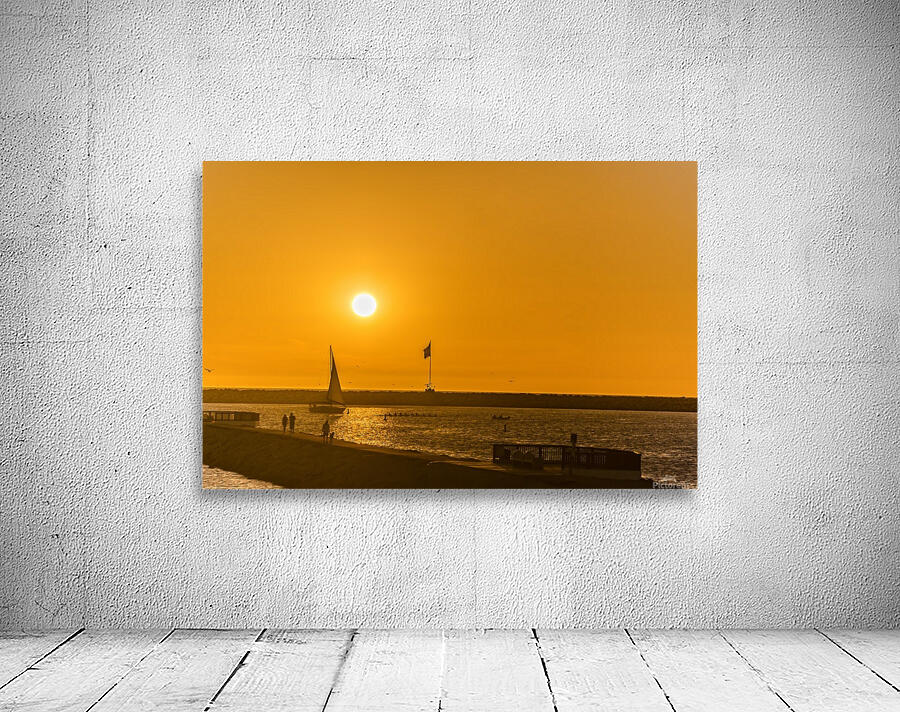 Marina Sunset Wall Preview