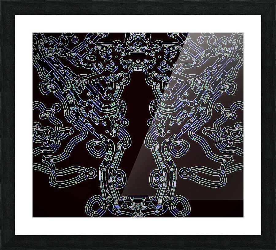 DARK GODDESS FIGURE  Picture Frame print