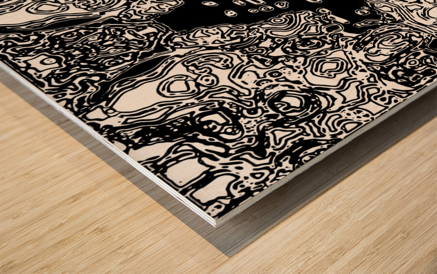 Boss Shaman Wood print