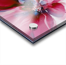 DM-Modern floral- Red 001 Impression Acrylique