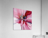 DM-Modern floral- Red 001 Impression acrylique