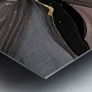 DM  Golden Floral 001 Metal print