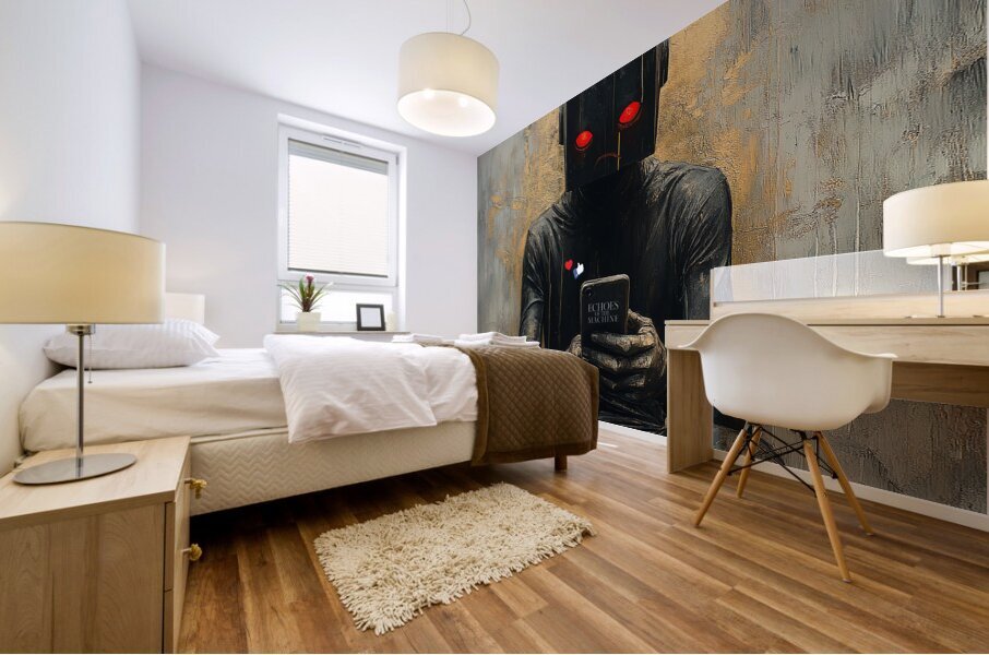 DM-Echoes of the  Machine Mural print