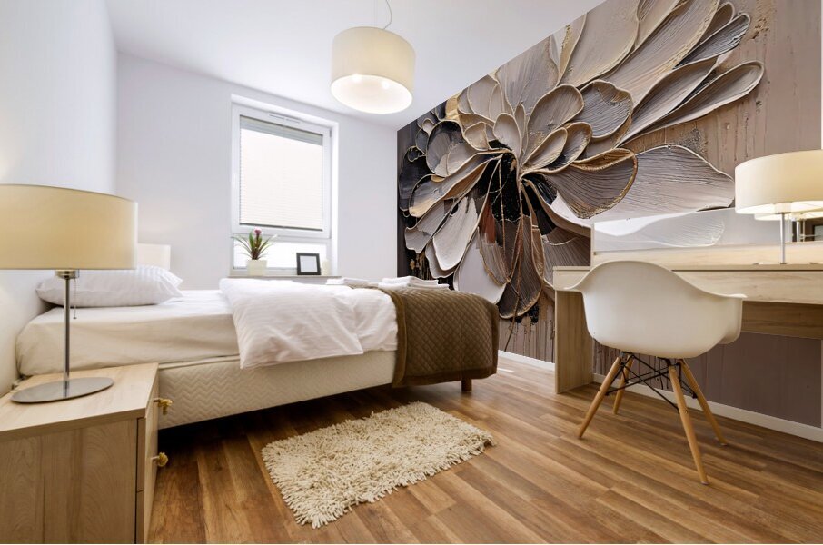 DM-Golden Flower 013 Mural print