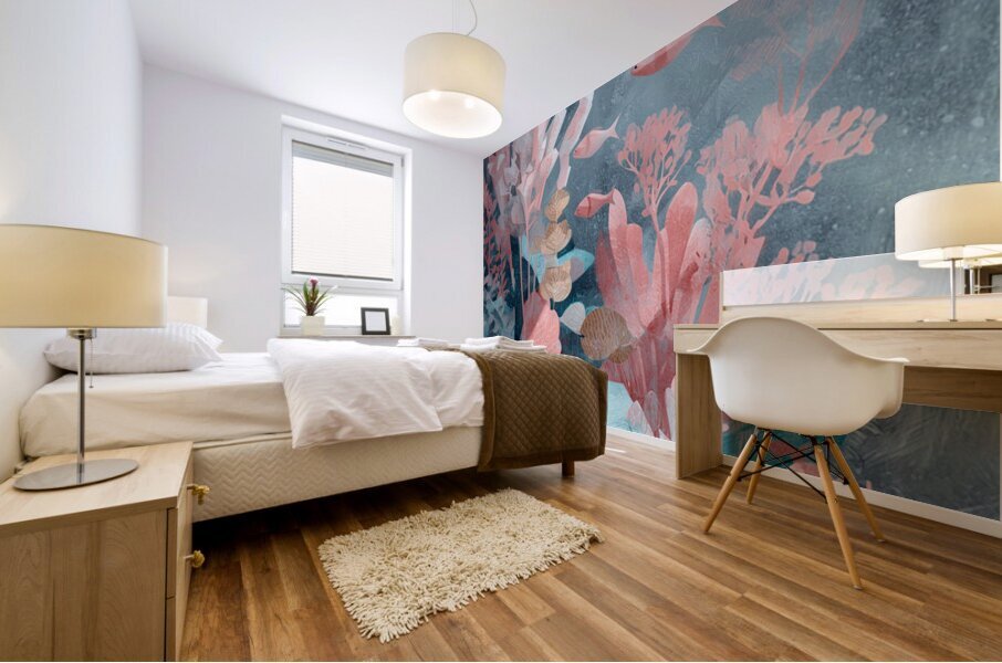 DM - The Garden Below Mural print