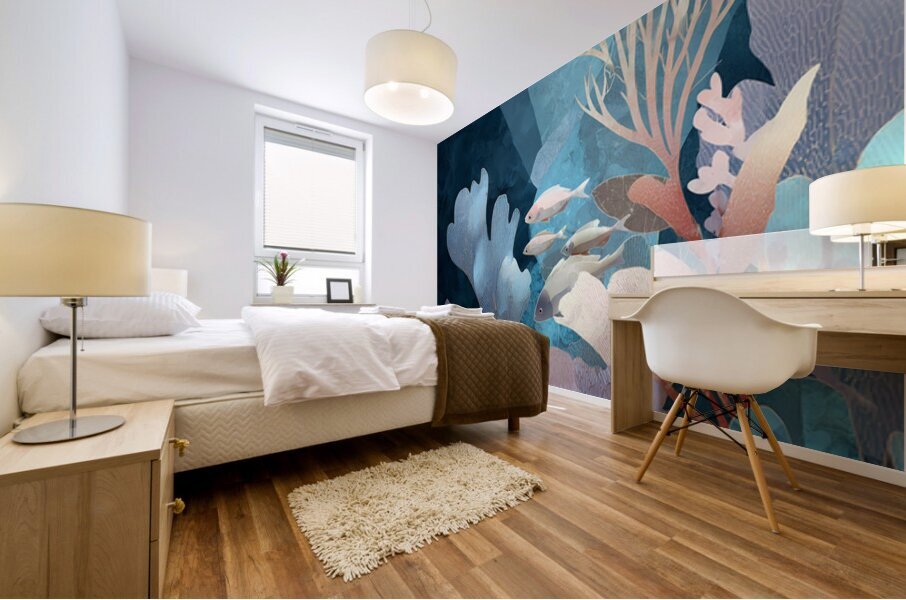 DM- Drift Beneath the Canopy Mural print