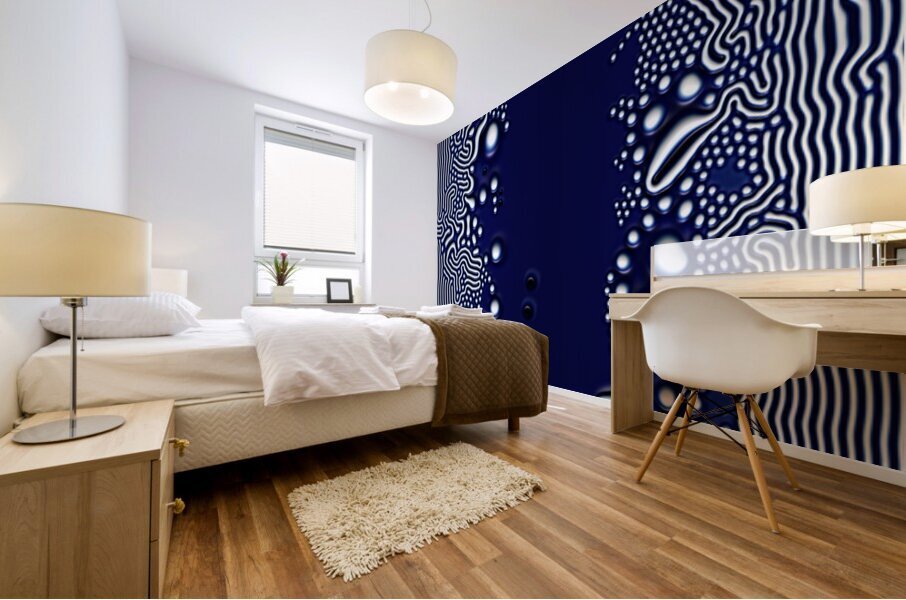 DM Deep Blue 2 Mural print