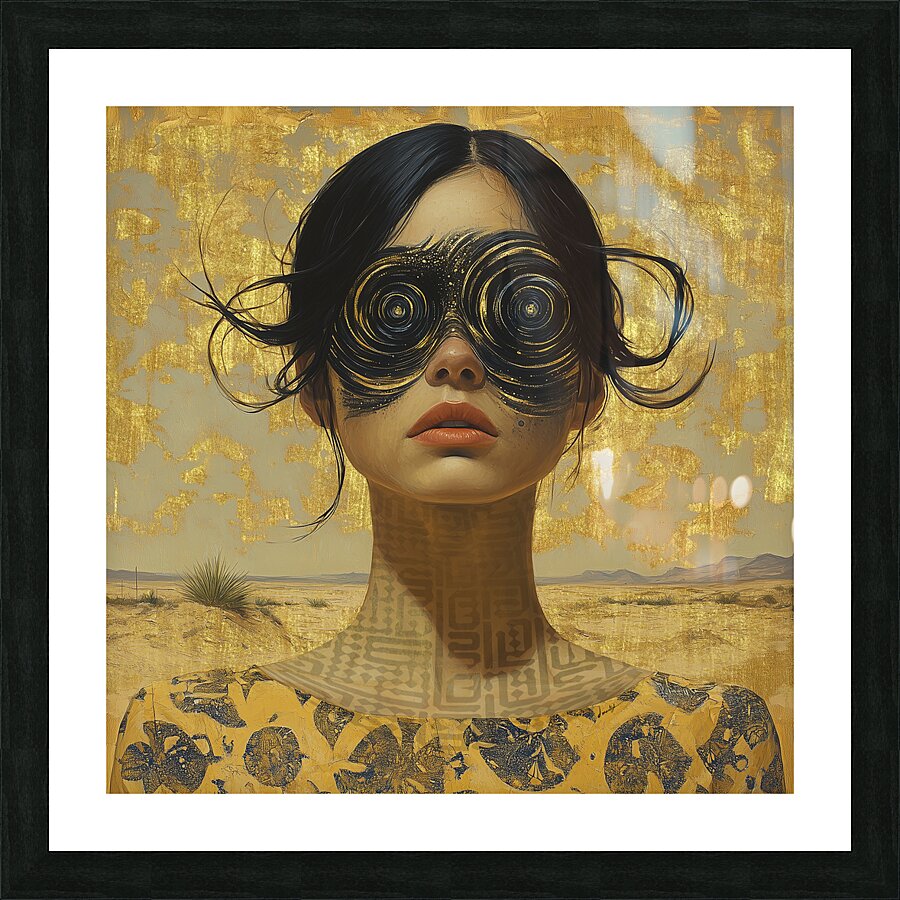 DM-Alice in the rabbit hole  0012 Picture Frame print