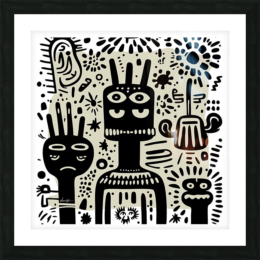 DM-Doodle 002 Picture Frame print