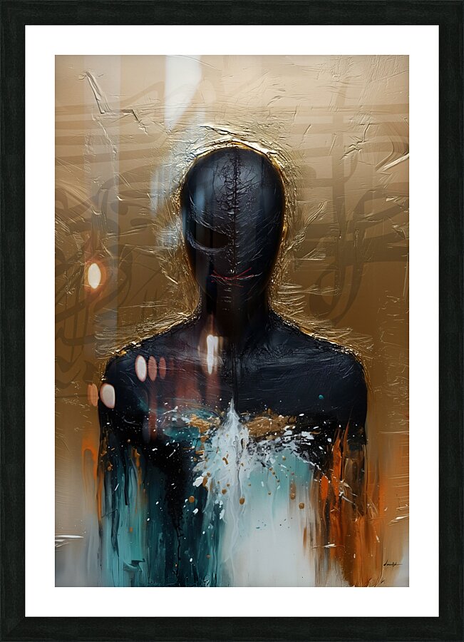 DM- Obscured Identity 001 Picture Frame print