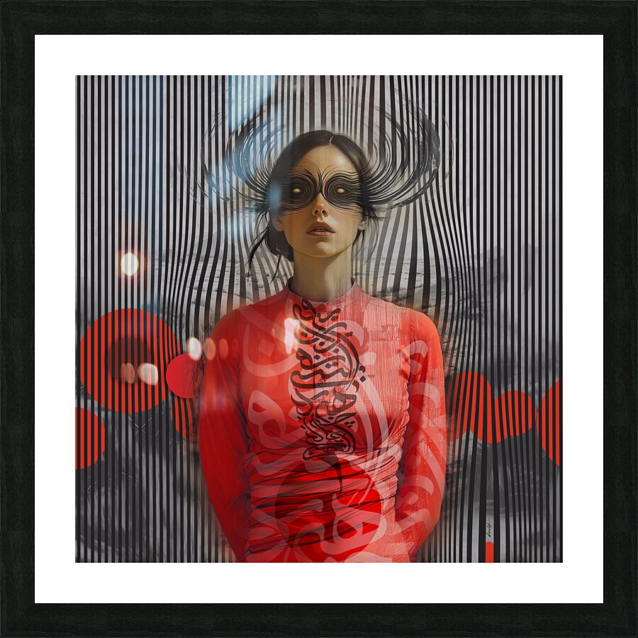 DM-Women Time Space005 Picture Frame print