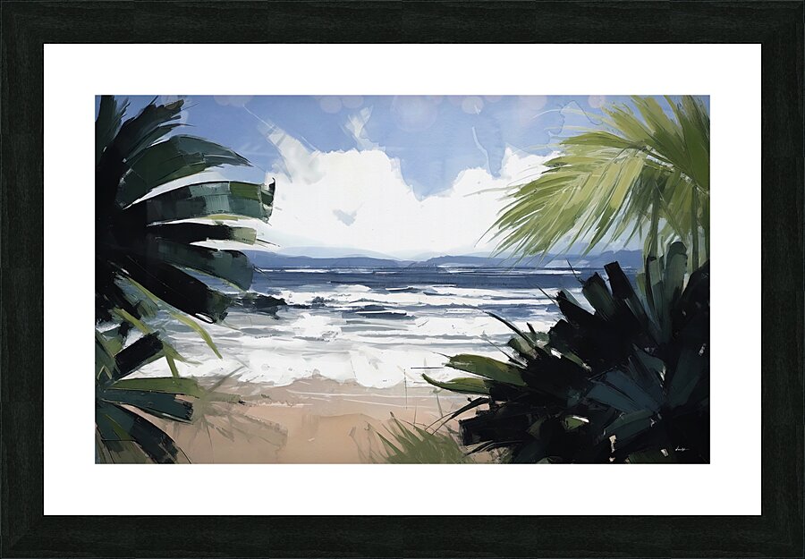 DM-Coastal 001 Picture Frame print