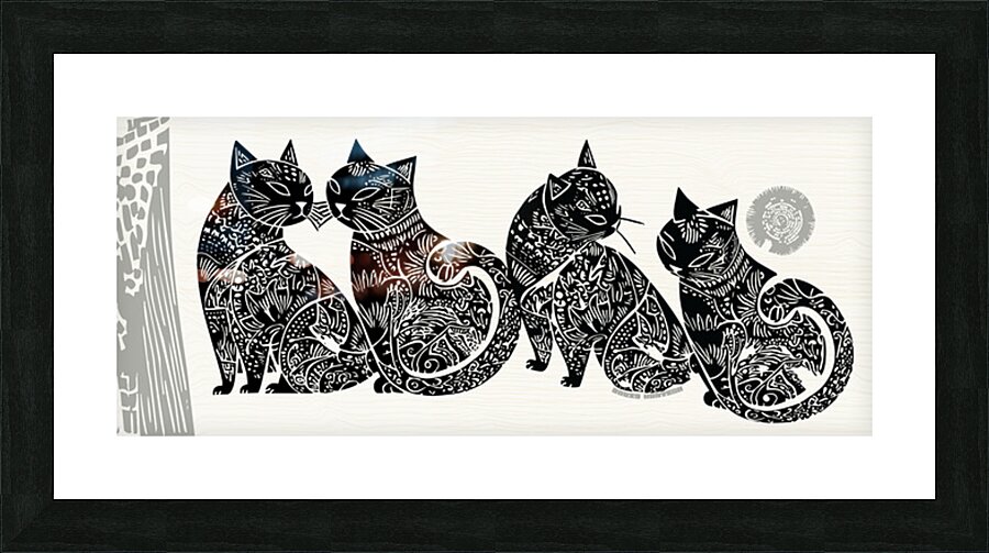 DM-Persian Cats Picture Frame print