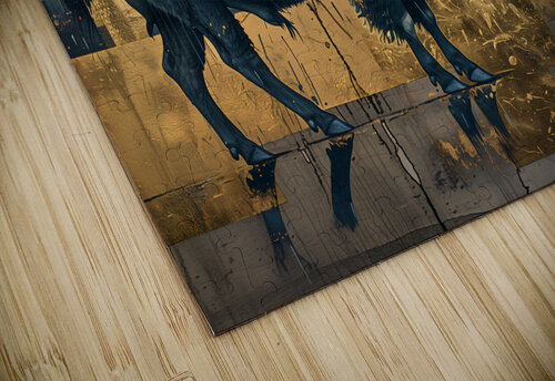 DM-Buffalo in the city 001 Mantegh Studio puzzle