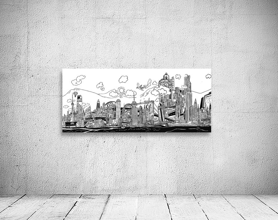 DM Graffity Cities landmarks Wall Preview