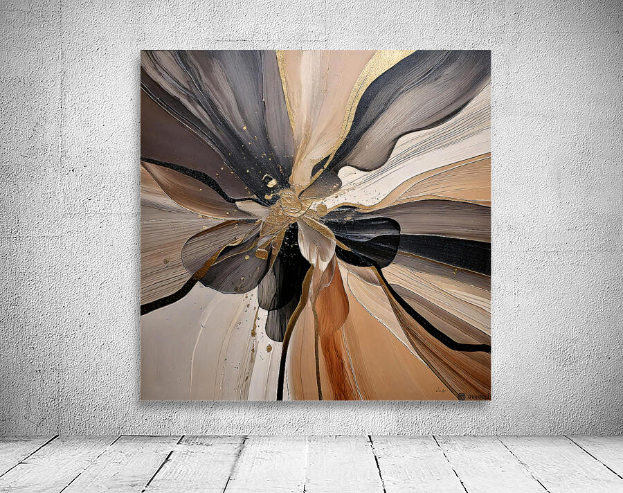 DM  Golden Floral 004 Wall Preview