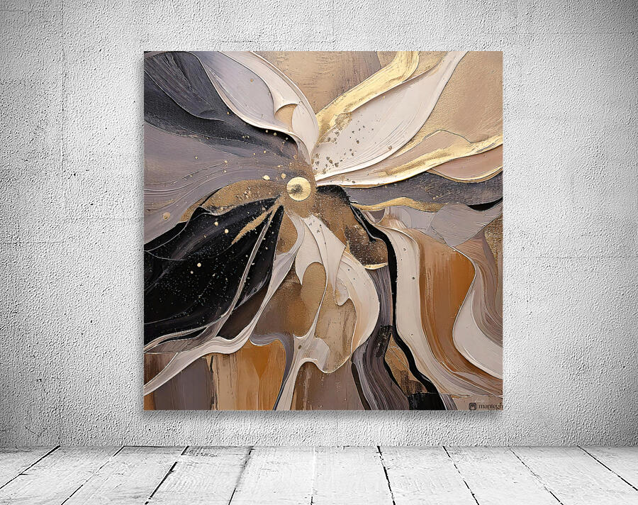 DM  Golden Floral 009 Wall Preview