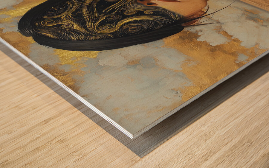 DM-The eyes 0011 Wood print