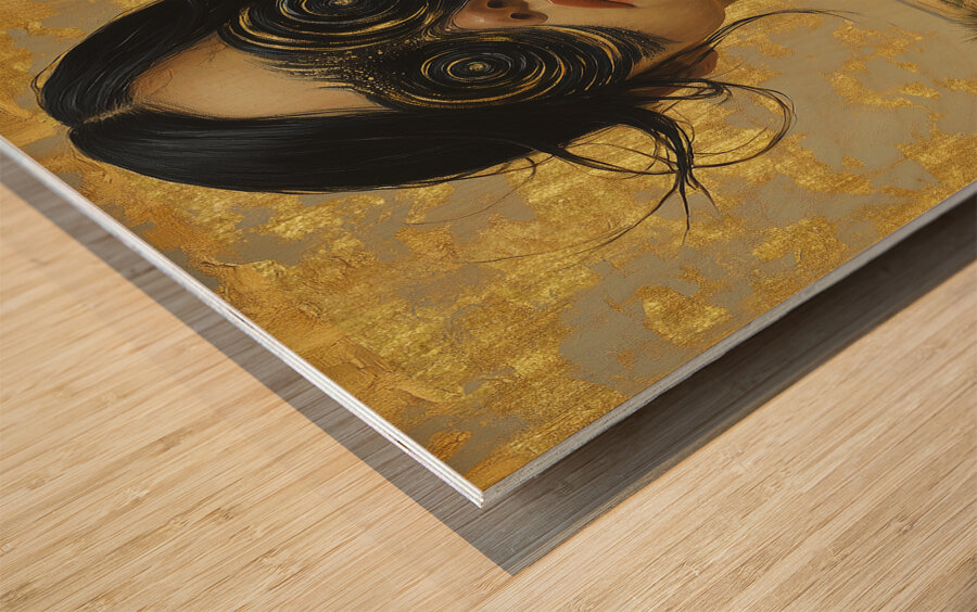 DM-Alice in the rabbit hole  0012 Wood print