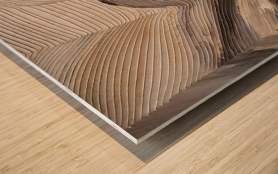 DM  Golden wave004 Wood print