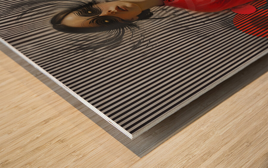 DM-Women Time Space005 Wood print